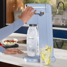 Load image into Gallery viewer, SodaStream ART Sparkling Water and Soda Machine | Pack of 1 Bottle 1 L + 1 Bottle 0.5 L Dishwasher Safe + 1 60L Gas Refill Clip On | Black [Amazon Exclusive]