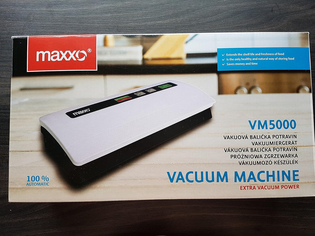 Maxxo VM ChamberLine 40 Professional Food Vacuum Sealer - Vacuum Chamber 72 L/min, Stainless Steel, Double Welding, Vacuum Sealer + 30 Bags Included