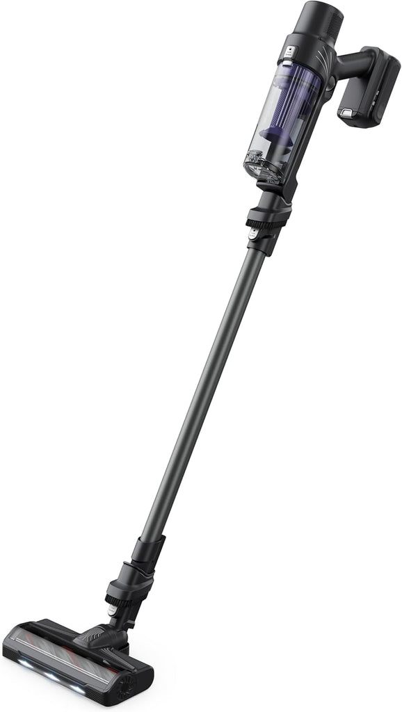 Rowenta X-Pert 7.60 Aspirateur Balai sans fil, Ultra Léger, Puissant 140W, Polyvalent, Autonomie 45min, Efficace tous Types de Sols RH6A33WO, Noir