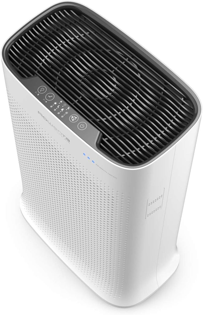 Rowenta Nanocaptur+ Pure Air Purifier, Silent, Automatic, 4 Filtration Levels, Treatment of Allergens and Fine Particles PU3040F0, White