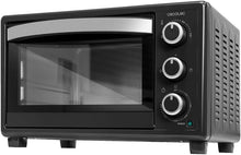 Load image into Gallery viewer, Cecotec Bake&amp;Toast 4600 Black Gyro Countertop Oven, 46 L, 2000 W, 12 Combinable Heating Functions, Includes Rotating Spindle, Crumb Catcher Tray.