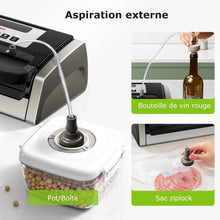Load image into Gallery viewer, Bonsenkitchen Powerful and Quiet Food Vacuum Sealer with Globefish Technology for Continuous Work, Locked Handle Design, Integrated Cutter, 2 Rolls of Bags Included