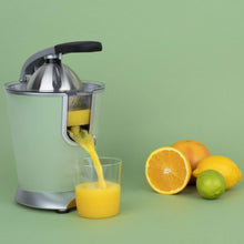 Load image into Gallery viewer, H.Koenig AGR80 160W Professional Electric Citrus Juicer Stainless Steel Lever and Filter Drip Free BPA Free Dishwasher Safe Parts