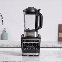 Load image into Gallery viewer, Ninja Foodi Mixeur &amp; Soupe, 10 Programmes Auto-iQ, Verre 1.7L, Mixeur Chaud et Froid, Elément Chauffant Intégré, Programme de Nettoyage et Brosse, 1000W, Noir HB150EU