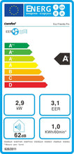Load image into Gallery viewer, COMFEE' Climatiseur Mobile 9000 BTU/h 2,6kW, 3-EN-1 Refroidisseur Déshumidificateur Ventilateur, Fonction Follow me, Minuterie, Mode nuit, Pour salon et maison de 33㎡/88m³, MPPH-09CRN7, R290
