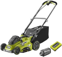 Load image into Gallery viewer, Tondeuse RYOBI 36V MaxPower - Coupe 40cm - 1 Batterie 6,0Ah - 1 Chargeur - RLM36X41H60PG