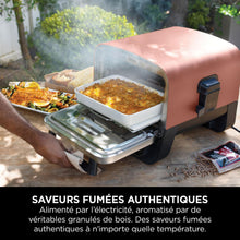 Load image into Gallery viewer, Ninja Woodfire 8-in-1 Electric Outdoor Pizza Oven, Rotisserie &amp; Smoker BBQ with Grate, Pro-Heat Plate, Pizza Stone, Wood Pellets and Shovel, 6 Settings, Dark Orange OO101EU