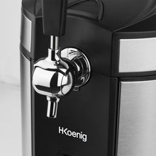 Load image into Gallery viewer, H.Koenig Tireuse à Bière compatible tous Fûts Universels Pressurisés de 5L Inox BW1778, Machine, Pompe, Pression domestique, Professionnelle, Universelle, Refroidissement intégré 4°C