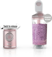 Load image into Gallery viewer, Ninja Blast Max, Portable Blender + Twist &amp; Go, Personal Smoothie, Blend, Ice Crush, 3 Programs, Cordless, 22 oz removable Vessel, Dishwasher Safe, Leakproof, Pink, BC251PK