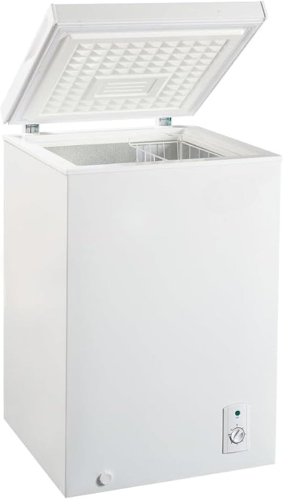 Congélateur Coffre - 100 Litres – Compact et Économe en Énergie – Température -18°C – Idéal pour Petits Espaces et Cuisines Professionnelles
