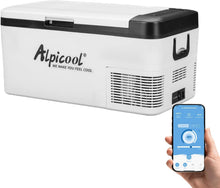 Load image into Gallery viewer, Alpicool LGMP8 8L Glaciere Portable Réfrigérateur Voiture Camping Congélateur 12/24V Mini Frigo pour Maison, Bureau ou Pique-Nique en Plein Air/ -20 à 20℃(Batterie Non Incluse)
