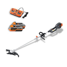Load image into Gallery viewer, Débroussailleuse à batterie 2x20V FUXTEC FX-E2MSSET - Set avec 2 batteries 2Ah et double chargeur 2,4A