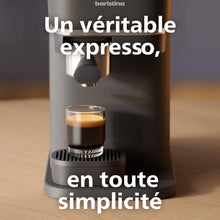 Load image into Gallery viewer, Philips Baristina Machine à expresso - Un véritable expresso, en toute simplicité - Compacte - 16 bars de pression - Broyeur intégré - Machine blanche avec porte-filtre blanc (BAR300/00)