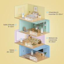 Load image into Gallery viewer, COMFEE' Climatiseur Mobile 9000 BTU/h 2,6kW, 3-EN-1 Refroidisseur Déshumidificateur Ventilateur, Fonction Follow me, Minuterie, Mode nuit, Pour salon et maison de 33㎡/88m³, MPPH-09CRN7, R290