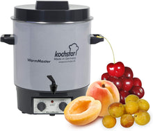 Load image into Gallery viewer, Kochstar K99104035 Electric Sterilizer with Thermostat and Tap 27 Litres 50 x 46.5 x 37 cm Grey