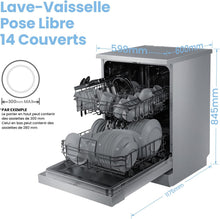 Load image into Gallery viewer, COMFEE’ FD1435E-X | Lave-vaisselle 14 Couverts Ultra-Silencieux