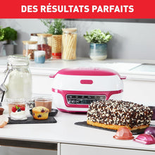 Load image into Gallery viewer, Tefal Smart Cake Machine, 5 Automatic Programs, 1 Manual Mode, 12 Mini Cake Moulds, 1 Large Mould, Compatible with CreaBake Series, Cake Factory Delights KD810112
