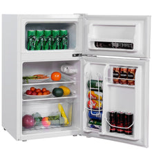 Load image into Gallery viewer, Réfrigérateur Compact Mini-réfrigérateur 90 L Congélateur Séparé avec Design à 2 Portes Fonctionnement Silencieux Blanc/Gris/Noir