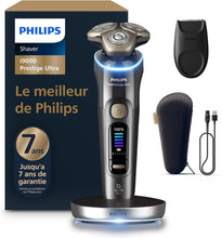 Load image into Gallery viewer, Philips Rasoir i9000 Prestige Ultra, Rasoir électrique 100% étanche, Technologie Skin IQ Pro, Système Triple Lift &amp; Cut, Lames de précision NanoTech rotatives 360°, 5 modes de rasage, XP9401/38