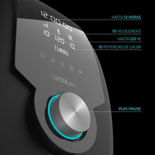 Load image into Gallery viewer, Cecotec Robot de Cuisine Mambo Black. 23 Fonctions, 10 Niveaux de Température, 1700W, 2,5 kg de Pâte, Cruche de 3,3L, 10 Vitesses, Minuterie, Température Réglable de 37 °C à 120 °C