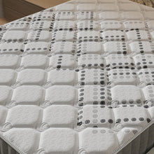 Load image into Gallery viewer, November- Matelas Eliha 120x190cm- Technologie Hybrid: Ressorts ensachés + Mousse HDensité-Épaisseur 20cm- Soutien Tonique &amp; indépendance de Couchage- Label SANITIZED(Anti bactérien/acarien)