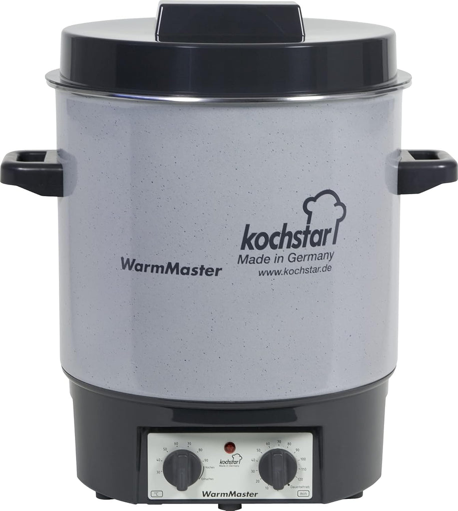Kochstar K99104035 Electric Sterilizer with Thermostat and Tap 27 Litres 50 x 46.5 x 37 cm Grey