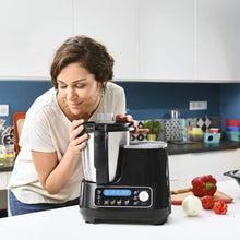Load image into Gallery viewer, Moulinex Clickchef Compact Multi-Function Cooker, 3.6 L, 1400 W, 5 Programs, 32 Functions, Built-in Kitchen Scale, Steamer, Mixer HF456810 [Control Screen]