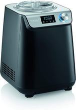 Load image into Gallery viewer, SEVERIN Sorbetière 2-en-1 Compacte 135 W, Sorbetière électrique et yaourtière d'une capacité 1,2 L, Machine à glace avec livre de recettes, noir, EZ 7407