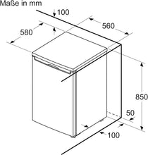 Load image into Gallery viewer, Bosch KTR15NWEB- Série 2 Réfrigérateur Table top pose-libre- Blanc