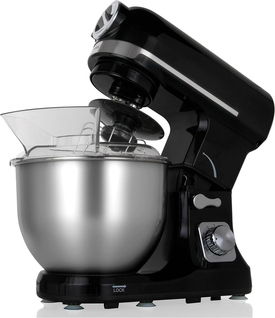 Robot Multifonctions 5l 1000w Noir Avec Hachoir Et Blender 1,5l En Verre - ROBIMIX NOIR