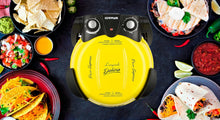 Load image into Gallery viewer, G3 Ferrari G10006 Pizza Express Delizia, 1200 W Pizza Oven, Adjustable Thermostat up to 400°C, Cooks Tasty Pizza in 5 Minutes, Double Resistance, Recipe Book and Spatulas Included - Black