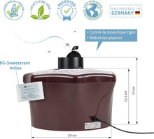 Load image into Gallery viewer, BIOGENTS Piège Extérieur Anti-Moustiques &amp; Moustiques Tigres | Efficace Contre Les Moustiques Tigres | Attractif 2 Mois Inclus | Piège Electrique BG-MOSQUITAIRE