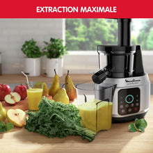 Load image into Gallery viewer, Moulinex Juice &amp; Clean ZU420E10 Fruit and Vegetable Juice Extractor, Vitamin Juice, Press, 150 W, 42 to 83 RPM, Fresh Fruit Juice, Jam, Grout, Sorbet, Automatic Cleaning