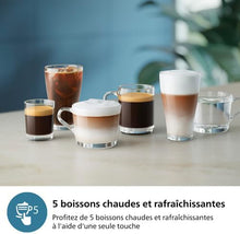 Load image into Gallery viewer, Philips Série 2200 Machine Expresso Automatique - 2 Boissons, Mousseur à Lait Classique, Écran Tactile, Broyeur Céramique, Aroma Seal, Noir Mat (EP2220/10)