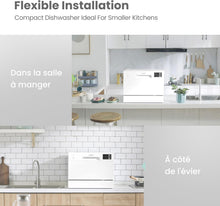 Load image into Gallery viewer, COMFEE’ TD602E-W | Lave-vaisselle Compact 6 Couverts