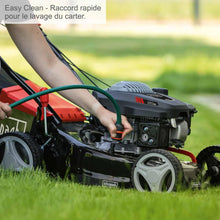 Load image into Gallery viewer, Scheppach Tondeuse à Gazon Thermique MS150-42 | Autotractée - 3,7 CV | Largeur de Coupe 42cm | Raccord Rapide de Nettoyage | Panier 45L | Hauteur - 7 Niveaux | Lame supp. + Huile Incluse