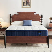 Load image into Gallery viewer, Inofia Ace Hybrid Firm Mattress 140 x 200 cm H4 Firm Mattress with Breathable Memory Foam and Independent Bagged Springs, 7 Ergonomic Zones, Extra Comfort for Adults and Children