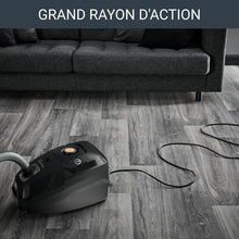 Load image into Gallery viewer, Rowenta Green Force Max Silence Vacuum Cleaner with Bag, 900 W Max, High Filtration, Quiet, Eco-Responsible, Made in France, Black/Aluminium RO6136EA