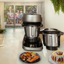 Load image into Gallery viewer, Cecotec Robot de Cuisine Mambo Black. 23 Fonctions, 10 Niveaux de Température, 1700W, 2,5 kg de Pâte, Cruche de 3,3L, 10 Vitesses, Minuterie, Température Réglable de 37 °C à 120 °C