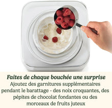 Load image into Gallery viewer, Cuisinart Sorbetière - Fait de la crème glacée, du gelato, du sorbet et du yogourt glacé en 40 minutes - Desserts maison - Facile à utiliser - Acier inoxydable - ICE100BCU