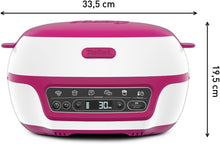 Load image into Gallery viewer, Tefal Smart Cake Machine, 5 Automatic Programs, 1 Manual Mode, 12 Mini Cake Moulds, 1 Large Mould, Compatible with CreaBake Series, Cake Factory Delights KD810112
