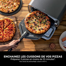 Load image into Gallery viewer, Ninja Woodfire 8-in-1 Electric Outdoor Pizza Oven, Rotisserie &amp; Smoker BBQ with Grate, Pro-Heat Plate, Pizza Stone, Wood Pellets and Shovel, 6 Settings, Dark Orange OO101EU