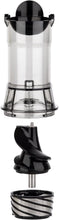 Load image into Gallery viewer, H.Koenig GSX12 Vertical Juice Extractor Stainless Steel Black, Fruit and Vegetable Juice, BPA Free, 82 mm Wide Mouth, Soft Pressure, 1 Litre, 400 W