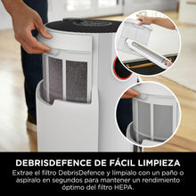 Load image into Gallery viewer, Shark NeverChange jusqu'à 5 ans Purificateur d'air MAX intérieur, Couvre 130m², Filtre HEPA 5 ans, Capture 99,97% allergènes, Mode automatique, Silencieux, LED, Blanc HP300EU