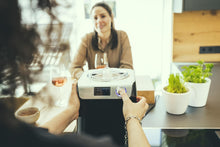 Load image into Gallery viewer, SEVERIN 2-in-1 Ice Cream Maker Compact 135 W, Electric Ice Cream Maker and Yogurt Maker with 1.2 L Capacity, Ice Maker with Recipe Book, Black, EZ 7407