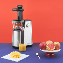 Load image into Gallery viewer, Extracteur de Jus de Fruits et Légumes vertical GSX24 H.Koenig Centrifugeuse Vitamin + sans BPA - 82 mm Large Bouche - 3 tamis pour jus fin ou épais et sorbet - Pression douce - 50 tours 400 W