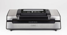 Load image into Gallery viewer, Caso FastVac 500, Professional Commercial Vacuum Sealer, Stainless Steel, Double Piston Pump, 15 Litres/Minute, Includes 2 Free Foil Rolls