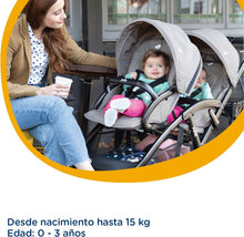 Load image into Gallery viewer, Joie - Evalite™ Duo - Poussette Double - Siège Arrière Inclinable À Plat - Pliage Facile &amp; Compact - Compatible Sièges Auto - Suspension 4 Roues - Harnais 5 Points SoftTouch - Dès la naissance