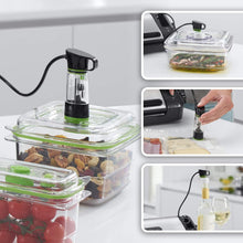 Load image into Gallery viewer, FoodSaver Machine Sous Vide avec compartiment de rangement pour rouleau et cutter, fonction marinade, inclus sacs de mise sous vide assortis et adaptateur intégré [FFS017X ]