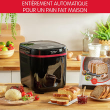 Load image into Gallery viewer, Moulinex OW220830 Bread Maker with 17 Programmes Plastic Black/Purple 31 x 29 x 29 cm